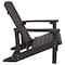 Flash Furniture Slate Gray Poly Resin Adirondack Chair, PK 2 2-JJ-C14501-SLT-GG - alternate 3